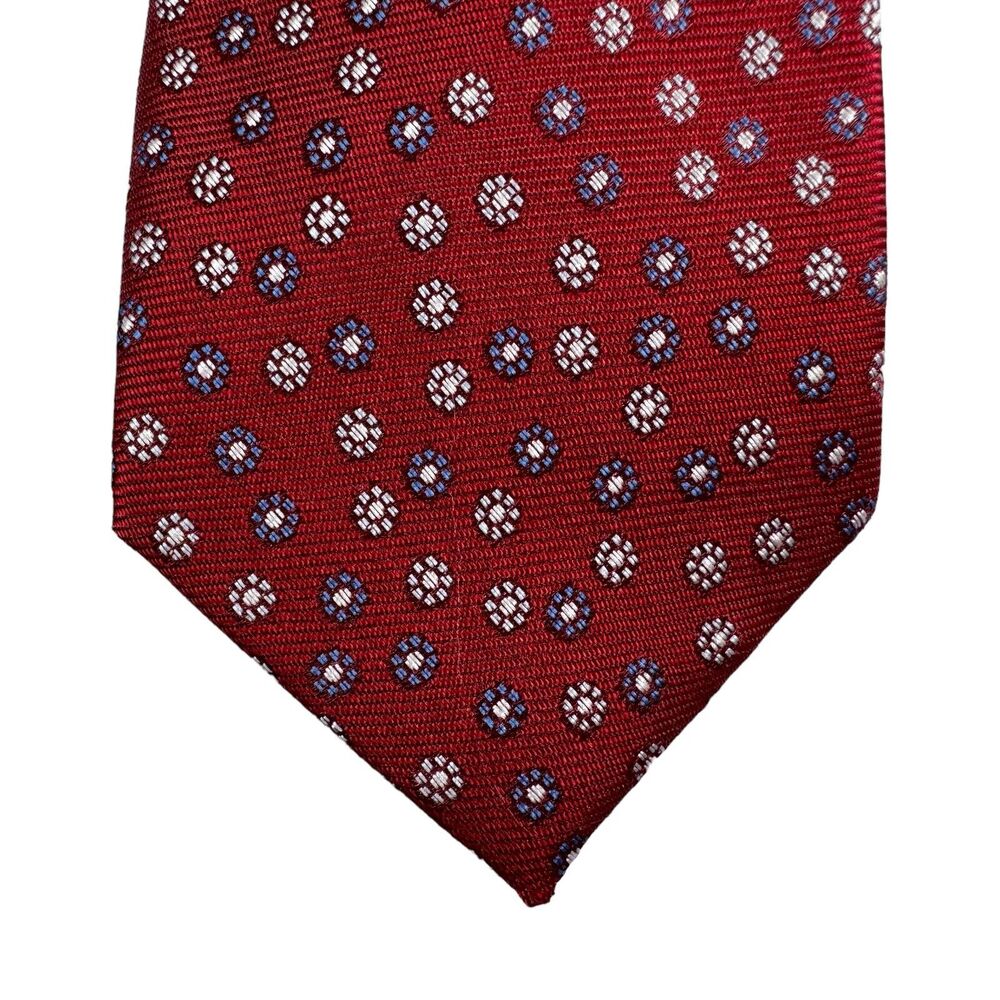 Bar III Mens Wolk Neat Skinny Neck Tie Red 2.5"
